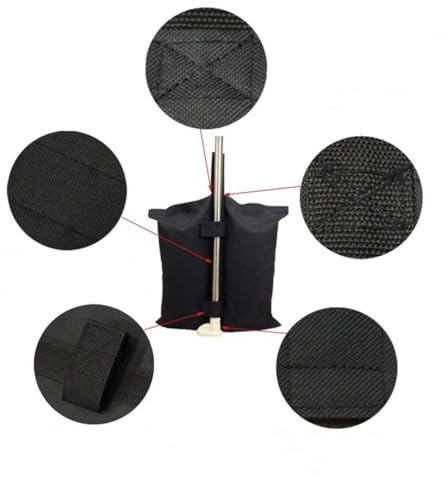 SUPVOX 4pièces Poids De Pavillon pour Camping Plein Air Sacs De Sable Fixes pour Tente Lot Sable pour Chapiteau