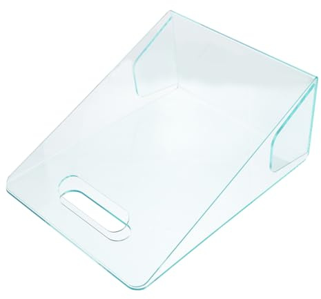 SHINEOFI Caja Transparente para Flores Acrílica con Asa Portátil Jarrón Mano para Arreglos Soporte Reutilizable para Flores y Preservadas Accesorio para Romántico y Fotografía