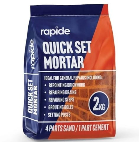 Pre-Mixed Quick Set Mortar 2kg – High Performance Repair Cement for Cracks, Patching & DIY Construction Jobs