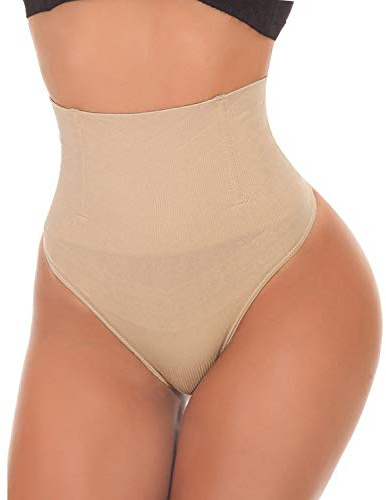 SEXYWG Women Waist Cincher Girdle Tummy Control Thong Panty Slimmer Body Shaper