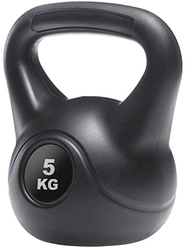 endurance Unisex Kettlebell 5kg aus bodenschonendem Material I 5 kg Kettleball für deine Fitness Zuhause I Fitness Hantel Zubehör für Krafttraining I Kugelhantel