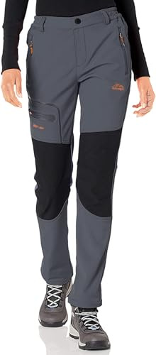 BenBoy Damen Wanderhose Wasserdicht Softshellhose Skihose Outdoorhose | Winddicht Warm Gefüttert Winter Snowboardhose Trekkinghose