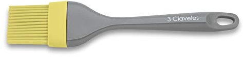 3 Claveles Pincel de Cocina, Amarillo, 22 cm
