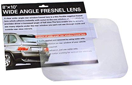 Baceyong grand angle lentille de Fresnel parking autocollant marche arrière utile vue agrandie