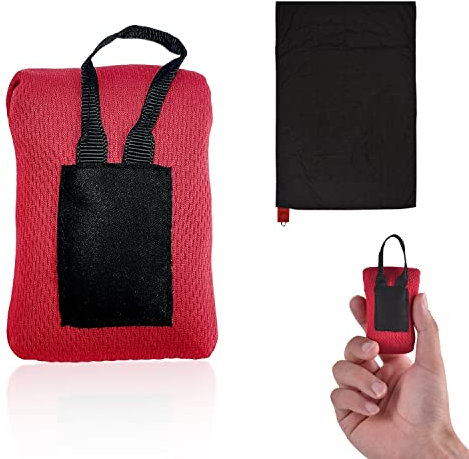 LSYYSL Mini bärbar picknickfilt för utomhusbruk, fuktbeständig vattentät strandmatta, ultralätt väska picknickmatta strandfilt, för camping, utomhusvandring, strandgrill (70 x 110 cm)