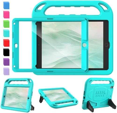 SINSO Case for iPad 9.7 in 6th/5th Gen 2018/2017, Air 2/Pro2016, Turquoise