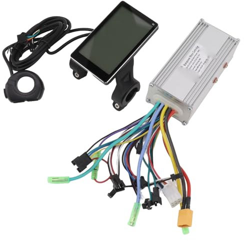 BuyWeek Elektrofahrrad Bürstenloser Motor Controller Kit, 36V 48V 60V 1000W 38A 3 Modus Sinuswellen Controller M5 LCD Anzeigefeld Kit für E-Bike Elektroroller
