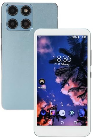 Lettore MP4 con Schermo Full Touch da 5 Pollici, Lettore Musicale Bluetooth con Auricolari Bluetooth, ROM da 2 GB RAM 16 GB, Audio Stereo HiFi, per Viaggi Sportivi (BLUE)