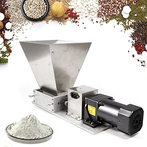 Moulin à Grains 60W électrique Broyeur d'orge Acier Crushed Malt Crusher Grain multifonctionnel Broyeur de malt Generic Moulin à céréales