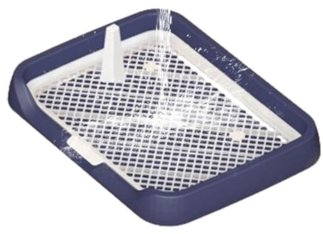 Hundetraining Toilette, Hundetoiletten, Töpfchen-Trainingstablett, Hund Töpfchen Zaun, Haustier-Toiletten-Toilettentablett, Welpen-Trainingstablett, Welpentoilette für kleine große ältere Hunde, Blau