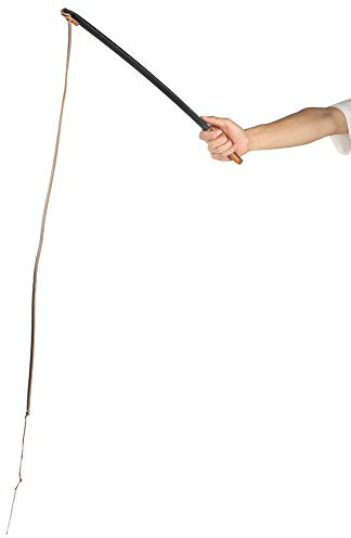 Dog Stick 53×3×3 Hundetrainingspeitsche Leder-Haustierleinen für Mittelgroße und Große Hunde. Die Endfarbe Ist Zufällig