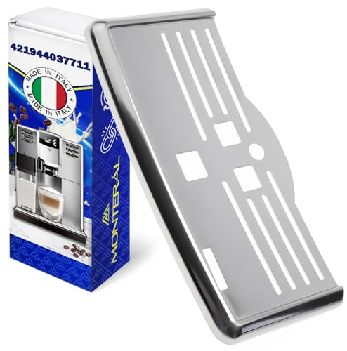 MONTERAL Rejilla de Bandeja de Goteo para Cafetera Superautomática con Código Original 421944037711 para Saeco PicoBaristo Incanto - MADE IN ITALY - Garantía de 10 Años