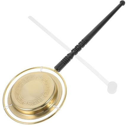 BESTonZON Kupfer Muyu Glocke Griff Tempel Ritual Instrument für Buddhistische Zeremonien Musical