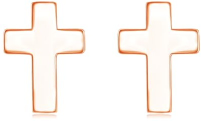 Zolkamery Ohrstecker Silber 925, Klein Silber Kreuz/Stab Ohrringe Stecker, 925 Sterling Silber Damen Vergoldete Ohrstecker, Unisex Hypoallergene Schlafen Knorpel Ohrstecker für Mädchen Männer Kinder