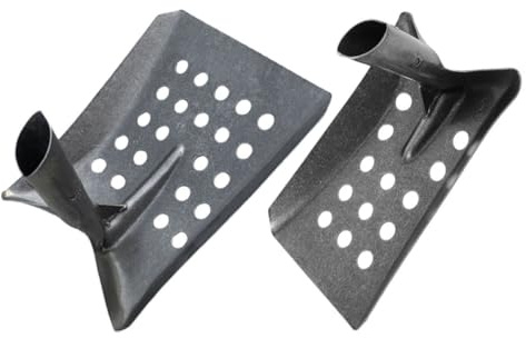 UPKOCH 2piezas Palas Cuadradas para Cribar Herramienta Portátil De Limpieza De Metal para Excavar Lodo y Aguas Residuales Pala De Jardín para Desagües