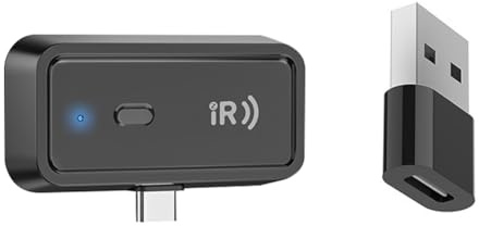 Kquepo Mini Control Remoto Inteligente Zigbee IR con Temporizador de Voz y Adaptador USB para TV, Ventilador y Aire Acondicionado.