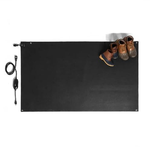 HBDSMLPL Estera de Derretimiento de Nieve Diseño Antideslizante, con Cable de Alimentación Estera para Derretir Nieve Aplicable a Escaleras Puertas Escaleras.（54x120cm）