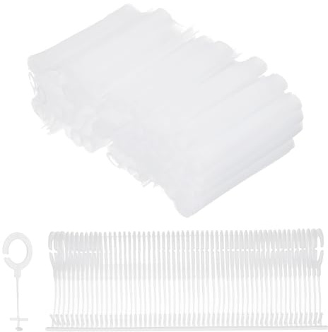 sourcing map 2500Pcs J Hook Standard Tagging Barb Fasteners, 15mm/0.59 Inch Tagging Gun Fasteners PP Plastic Tag Barbs Pins Attachments for Clothing Price Tag Label Garment Retail, Transparent