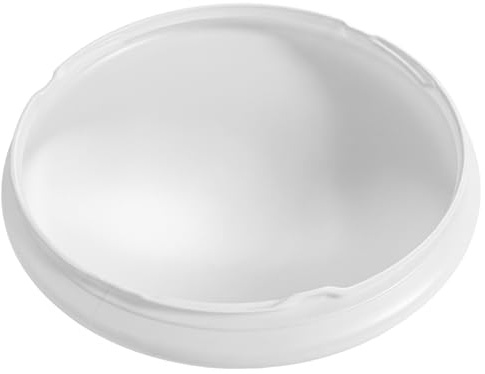 Remplacement du globe du ventilateur de plafond - Couvercle de plafonnier en acrylique incassable, abat-jour d'installation facile à visser, blanc, 7, 36 pouces (18, 7 cm)