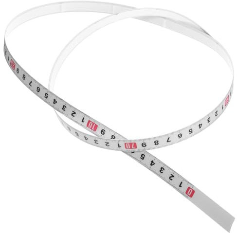Mètre Ruban Auto-adhésif en Plastique Flexible 1 Rouleau 1m