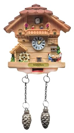 Ciffre Kuckucksuhr Magnet Polyresin Kühlschrank Beige Haus - München