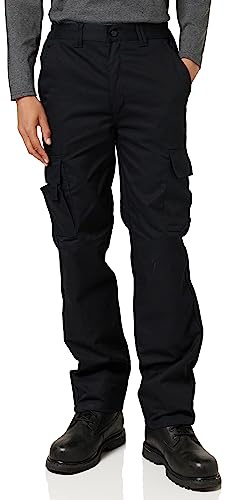 Himalayan Bullet Men's Combat Multi-Pocket Work Trousers (Navy, 30-31)