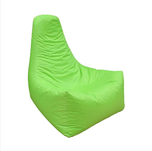 HH Home Hut Large Bean Bag Gaming Chair Beanbag Outdoor or Indoor Garden Big Arm (Lime Green)