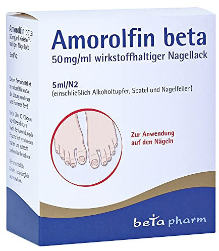 AMOROLFIN beta 50 mg/ml wirkstoffhalt.Nagellack 5 ml