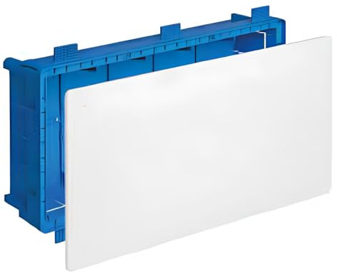 Cassetta di Derivazione da Cartongesso, 160X130X70mm PT5, IP40 con Coperchio e Viti, Scatola Elettrica per Pareti e Controsoffitti, per Giunzioni Morsetti e Collegamenti