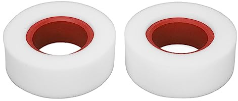 Sahgsa 2 stycken RC däckskum dubbla steg mjuka skuminsatser reservtillbehör för 2,2 tums däck 1/10 1/8 RC Crawler (röd)