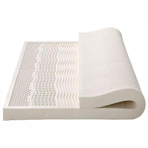 Latex-Matratze aus 100% Naturkautschuk, 140 x 200 cm, Lindert Schulter- und Rückenschmerzen, Queen-Größe, Verdicktes Kissen für Zuhause, Schlafzimmer, 2,5 cm