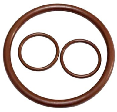 O-Ring aus braunem Fluorkautschuk, 3mm x 159mm x 165mm Hochtemperatur- und korrosionsbeständiger Dichtungsring