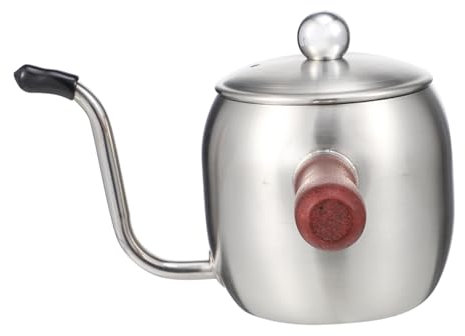 MAGICLULU Cafetera De Vertido Manual Jarra Cafetera Goteo Acero Inoxidable Largo