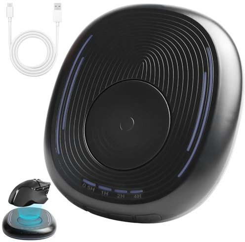 Undetektierbarer Maus Jiggler, Tragbarer Mausbeweger, USB Mouse Mover mit ON/Off Plug und Einstellbarem Intervall für Home Office für Computer, Laptop, PC, Zuhause, Büro, Simulieren Sie Mausbewegung