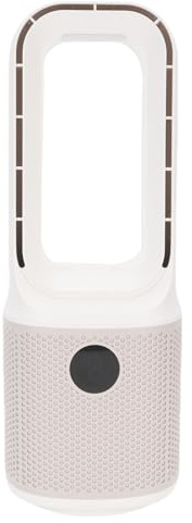 Fockety Ventilateur de Bureau sans Pales, 9 Vitesses Réglables, Rechargeable par USB, Oscillant à 60°, avec Veilleuse, Refroidisseur de Table Portable et Silencieux pour Chevet, Bureau,