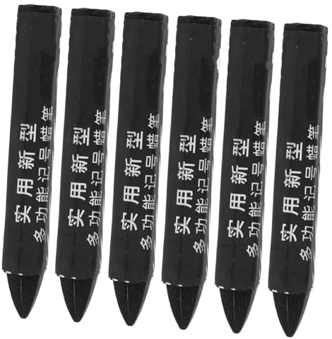 Ciieeo 6 pièces Marqueurs Cire pour Pneus Voiture Stylos Réparateurs Résistants à Eau Outil Durable pour Marquage et Identification des Pneus