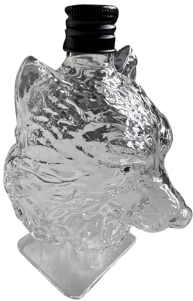 Wolf Whisky Caraffa in con incisione Bar Decor regalo, regalo da collezione per uomini, festa del papà, matrimonio, casa, lavoro, idea regalo