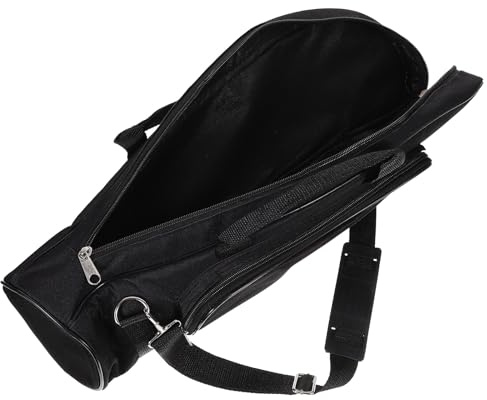 Toyvian Bolsa Portátil para Instrumento de Viento de Tela Oxford Negra Bolsillo Pequeño Resistente al Agua para Viaje y Uso Exterior