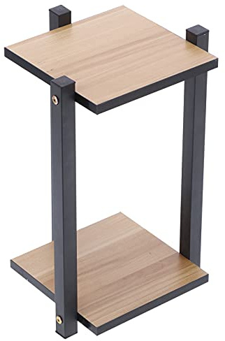 Wakects Blomstativ Stålram Växtställ med Spånhyllor 24 X 27 X 43 Cm 3-vånings Blomsterhylla med 10 Kg per Lager för Hemmabalkong Uteplats Trädgård