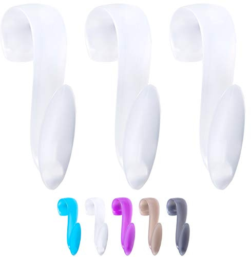 WELLGRO Lot de 3 crochets pour radiateur rond - Qualité supérieure - Fabriqué en Allemagne - Couleur au choix - Couleur : blanc