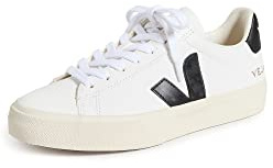 Veja Women's Campo Sneakers, Extra White/Black, 6 Medium US