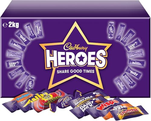 Cadbury Heroes Chocolate Bulk Share Box, 2 kg (Pack of 1)