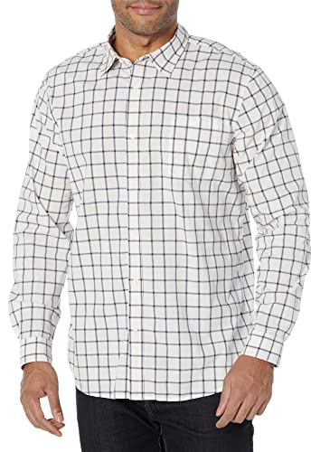 Amazon Essentials Homme Chemise en Popeline Extensible À Manches Longues Et Coupe Standard