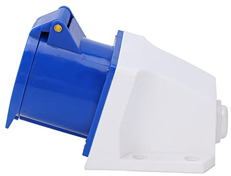 Prise de générateur industrielle exposée 220‑250V 32A Prises ouvertes de puissance monophasée Connecteurs de câble de fil extérieur à 3 broches Connecteur monophasé 3 broches