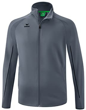 Erima unisex - vuxen LIGA STAR Polyesterträningsjacka (1032323), slate grey/svart, S
