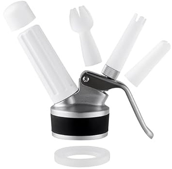 Whipped Cream Dispenser Head and Cream Whipper Decoration Tips by Sivaphe Replacement Part fit Most Whip Cream Maker