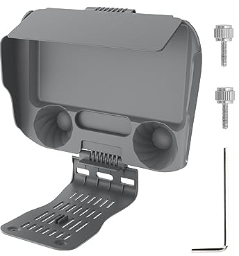 Pare-soleil pour DJI RC2 télécommande, housse de protection d'écran pour DJI Air 3/Mini3 Pro avec écran Télécommande (Pour RC 1)