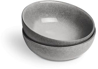 SPRINGLANE Vajilla Gris, Vajilla de Gres Misty Cliff (Misty Cliff, Juego de 2 Cuencos para Cereales)