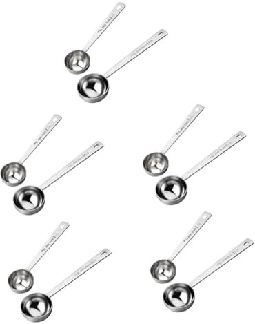 PRETYZOOM 10piezas Medidoras De Acero Inoxidable Para Café y Utensilios De Cocina Resistentes y Fáciles De Limpiar