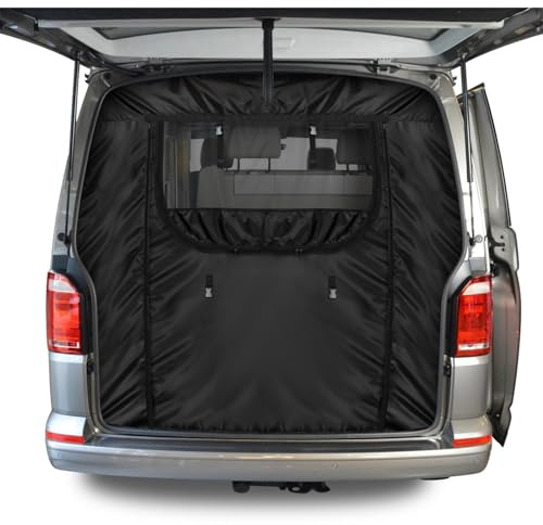 Opaltool Van Bug Screen for VW T5 T6 T6.1 T5 T6 California, Rear Door | Mosquito Screen Net with Snaps and Center Zipper Closure, Fly Screen Mosquito Net for Outdoor Camping